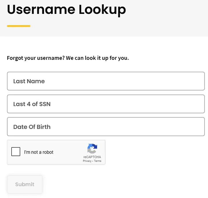 Username Lookup at Devry Student Portal